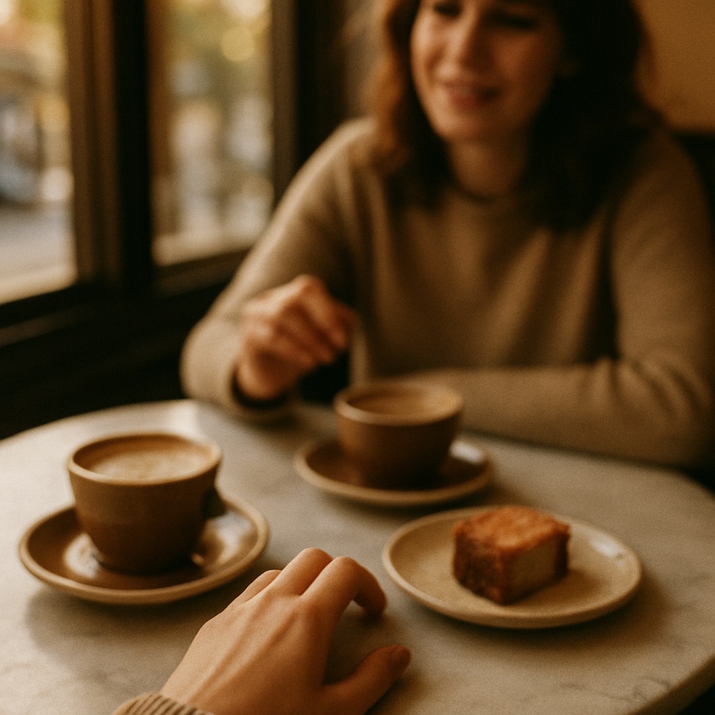 um café pra colocar a conversa em dia